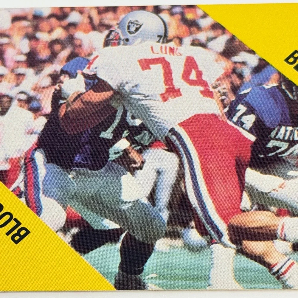 Howie Long AFC Defense Pro Bowl Oddball Raiders Card EX